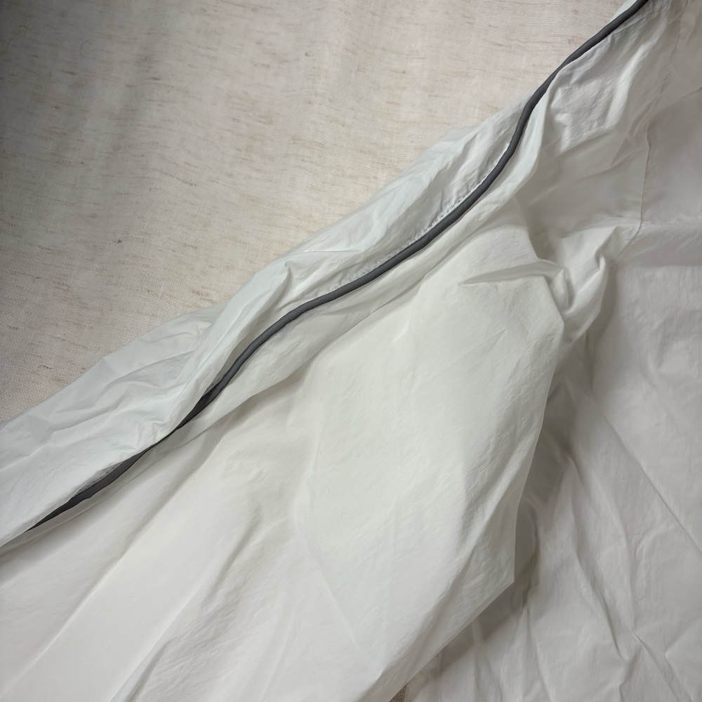 Fabletics White Lightweight Windbreaker Jacket Me… - image 2